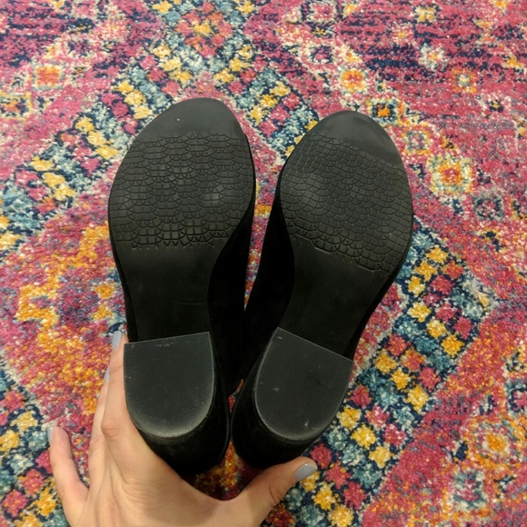 NWOT Tonya BP Open Toe Suede Mule Sandal - Picture 5 of 6